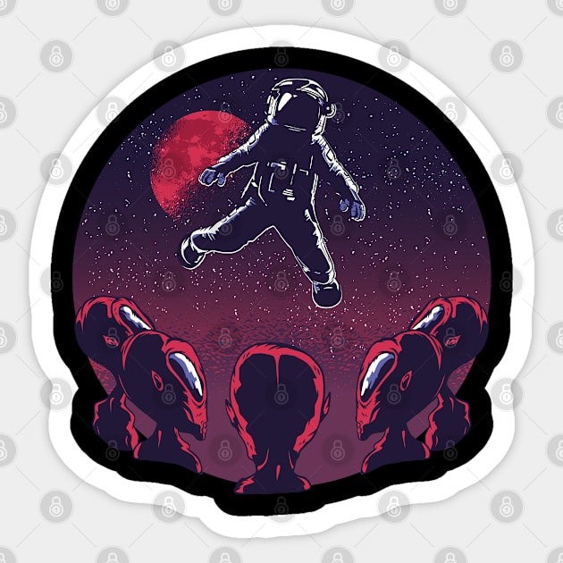 Alien Astronaut Sticker by Hmus